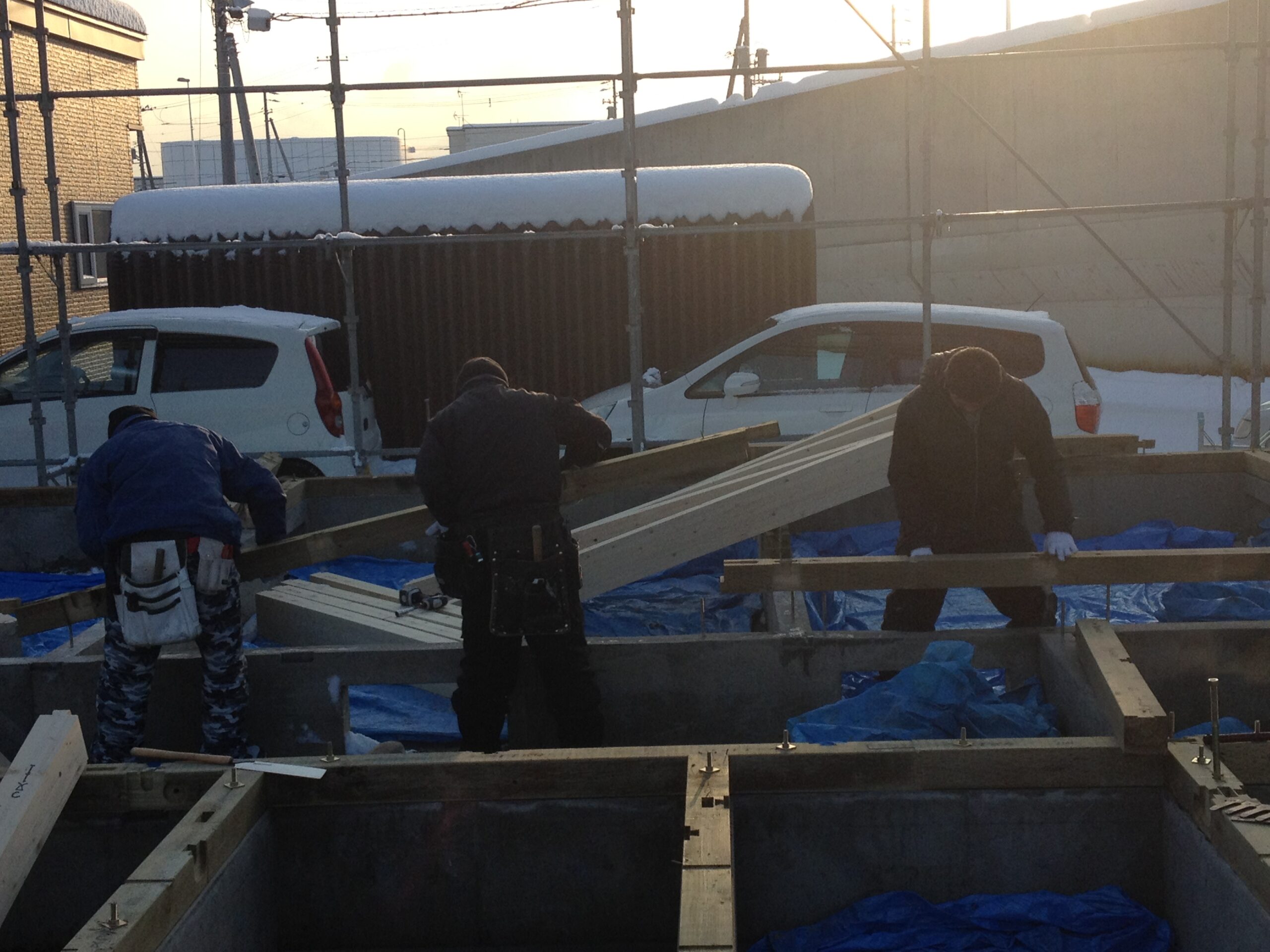 いち早く　春の訪れを感じながらのお引渡し！