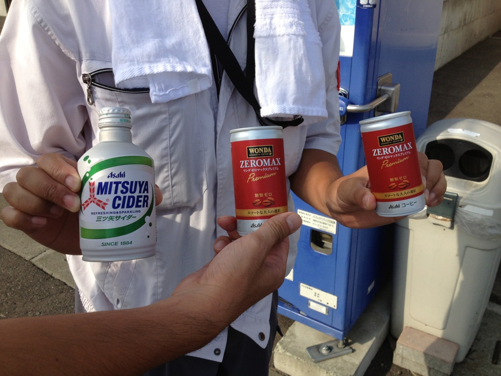 大工さん人気の飲み物から　今、話題の塩ヨーグルト？！