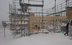 寒いですね～現場も頑張ってます！！