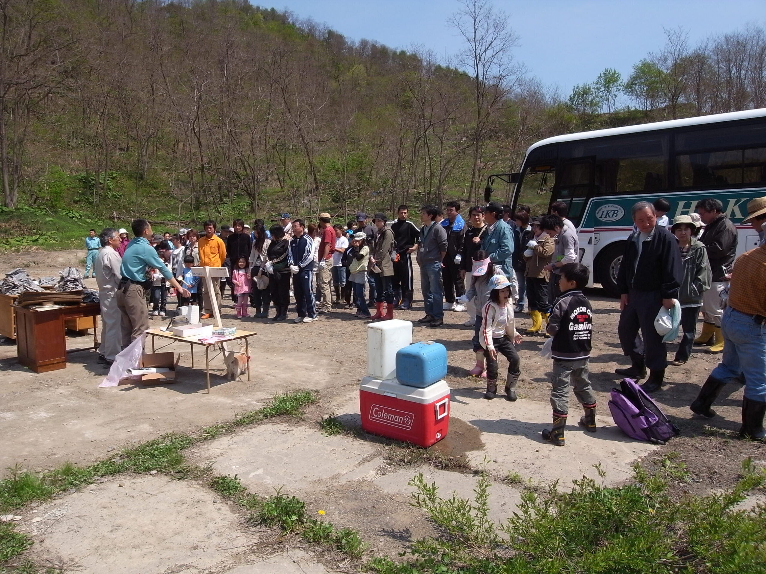 三笠市の植樹に参加してきました。