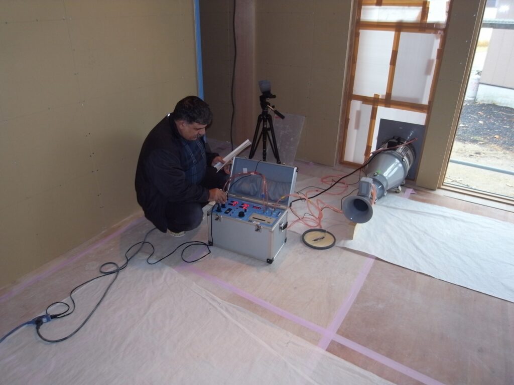 気密測定の結果です！