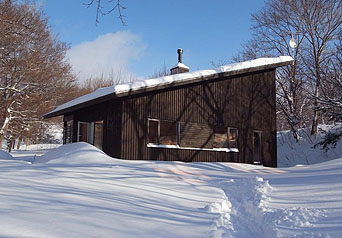 自然にとけ込む家