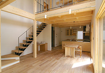 暖かみを感じる家