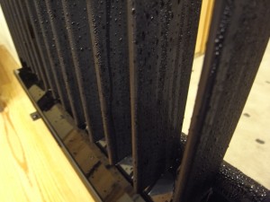 冷房に使用している玄関のパネルヒーター