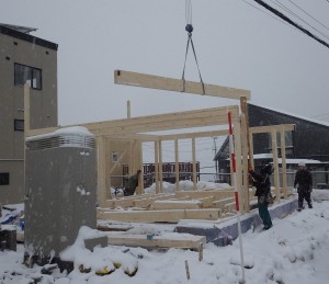 　　　　　今年最後の建込み